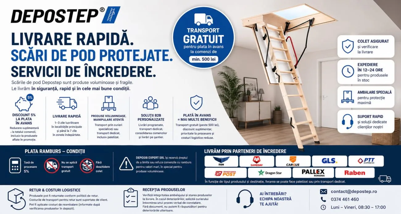 wide banner livrare