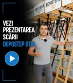 Scara pod din lemn Depostep Termo DTM - imagine 3