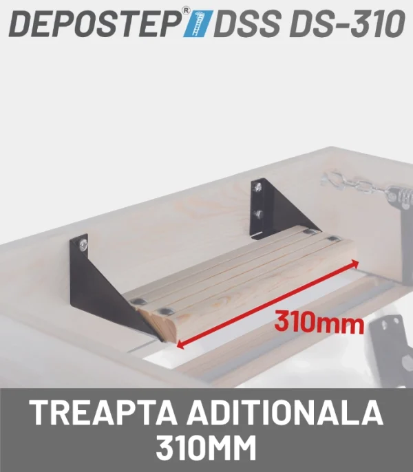 treapta aditionala scara pod depostep dss ds-310mm