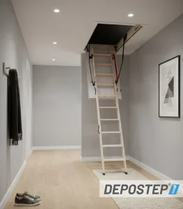 scara pod din lemn depostep termo plus tpe