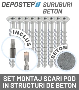 suruburi beton pentru fixarea scarilor de pod depostep